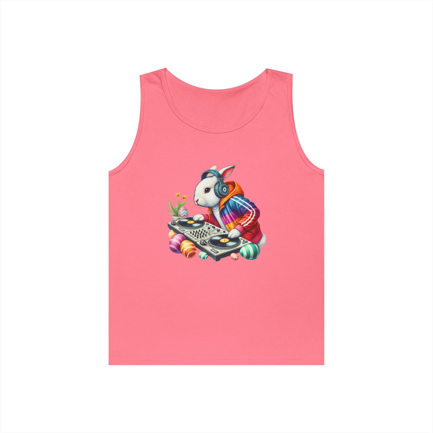 Cool DJ Bunny Unisex Heavy Cotton Tank Top