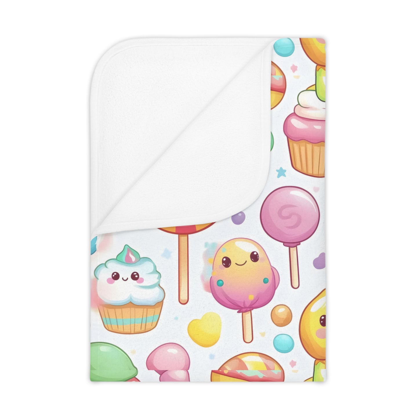 Cute Sweet Treats Toddler Blanket - Perfect for Snuggles and Playtime
