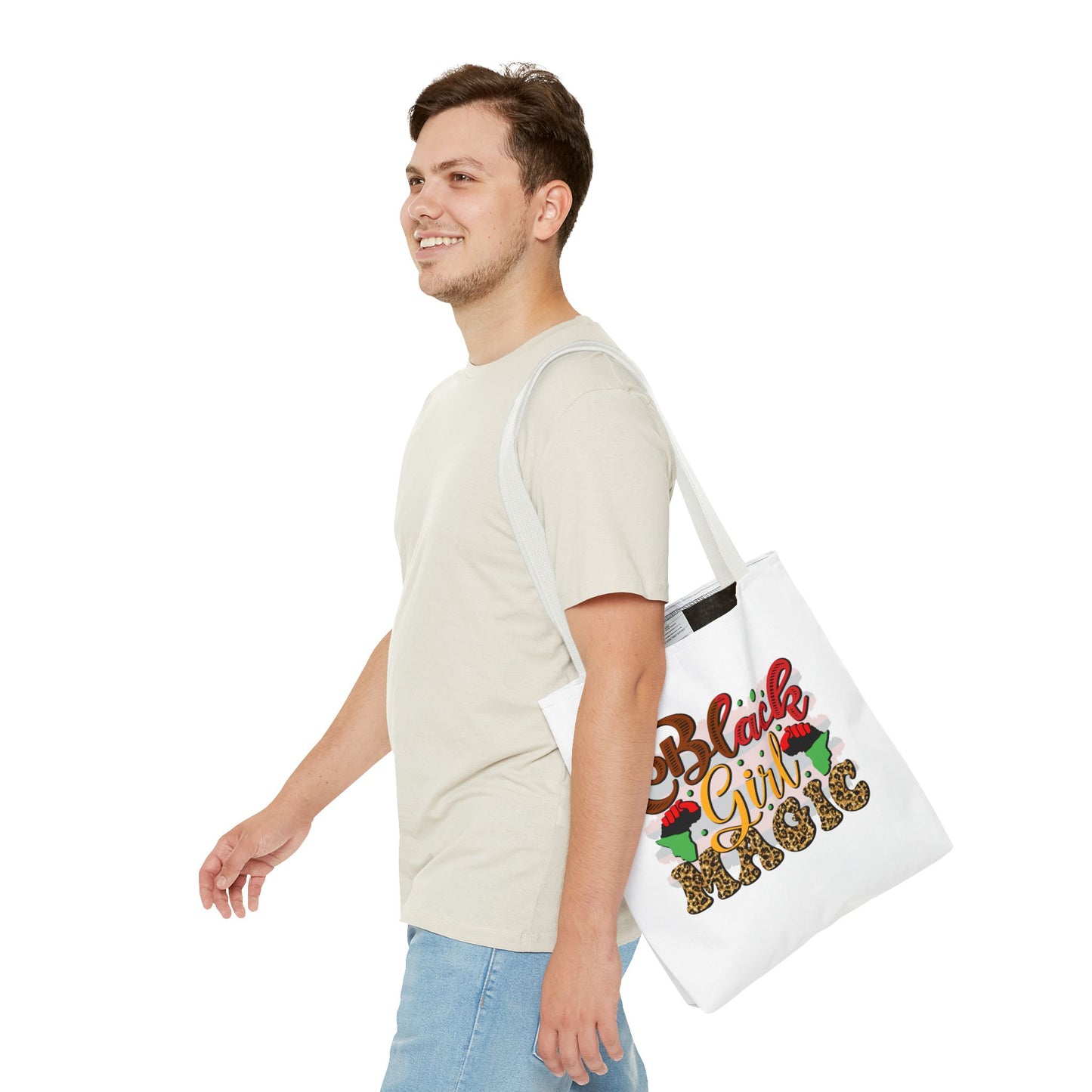 Black Girl Magic Tote Bag - Empowering Eco-Friendly Carryall