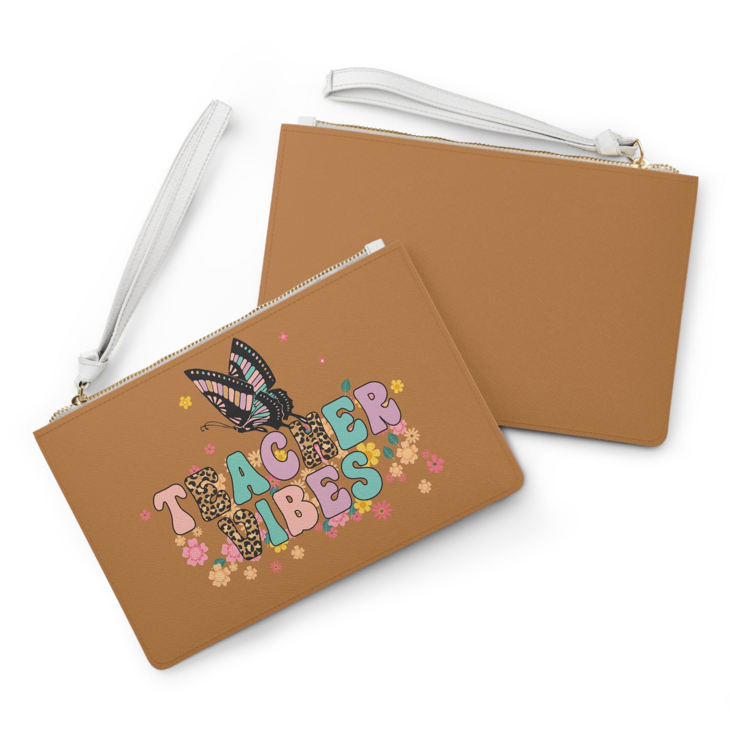 Cute Teacher Vibes Clutch Bag - Stylish & Functional Accessory