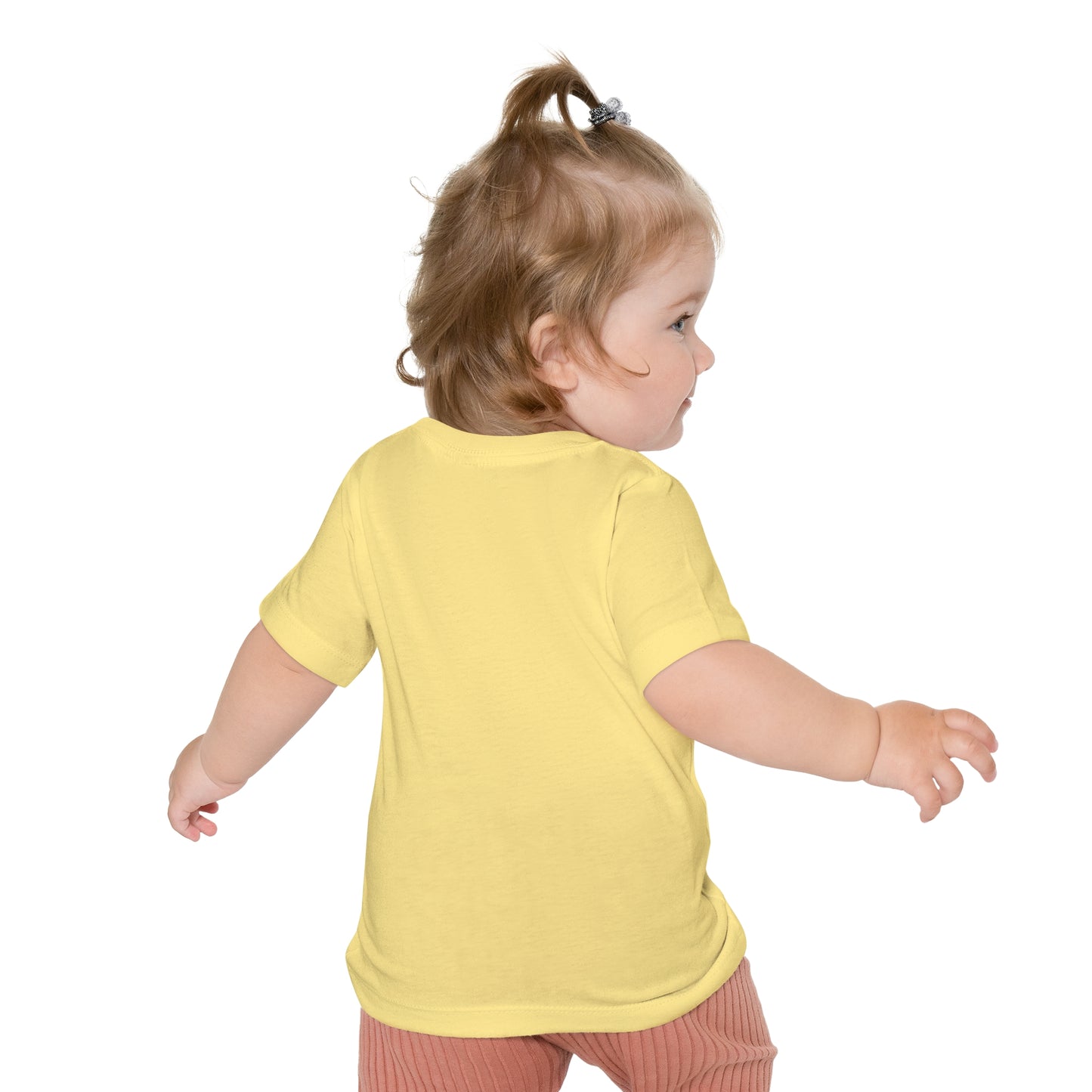 Cute Bunny Easter Baby T-Shirt - Short Sleeve Floral Design