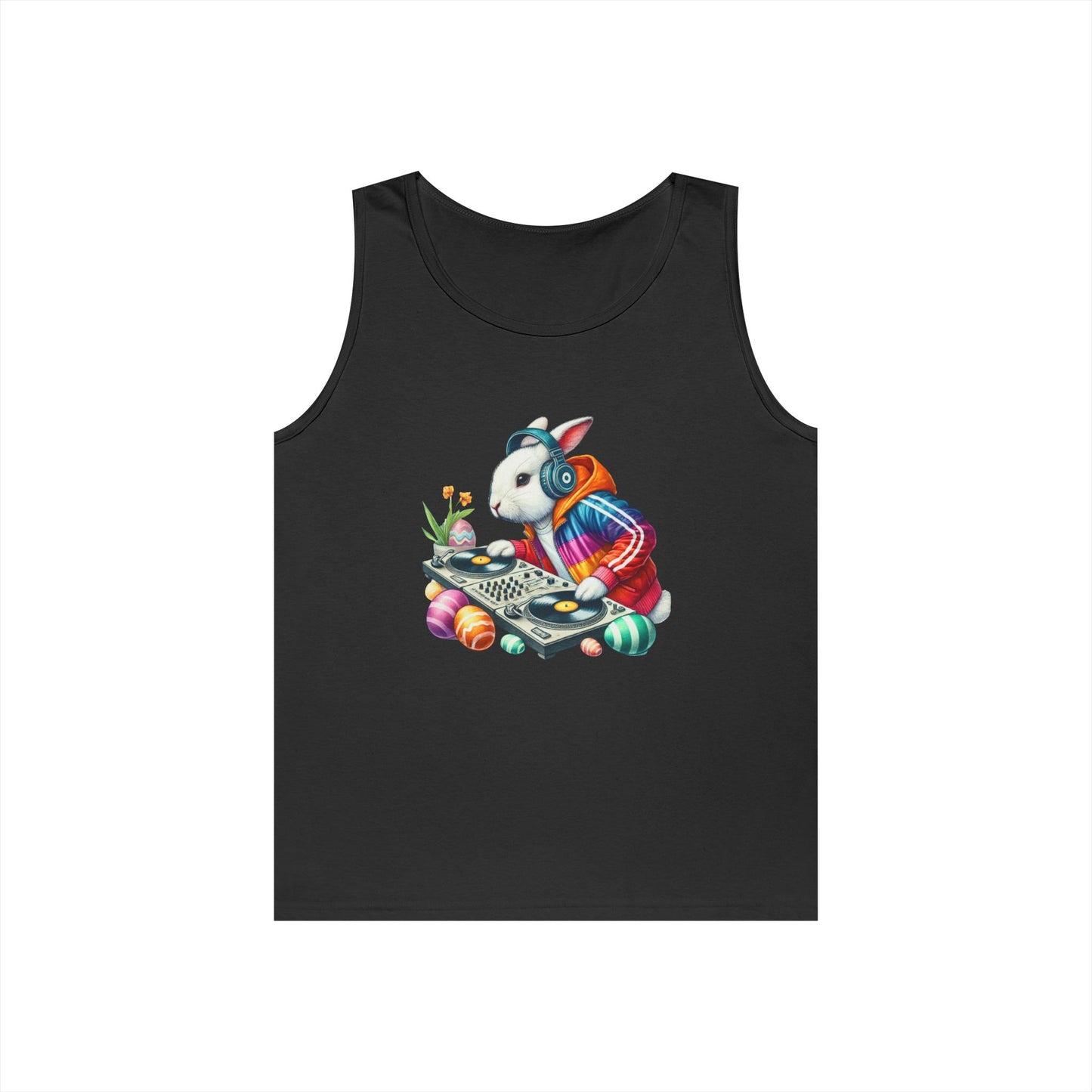 Cool DJ Bunny Unisex Heavy Cotton Tank Top