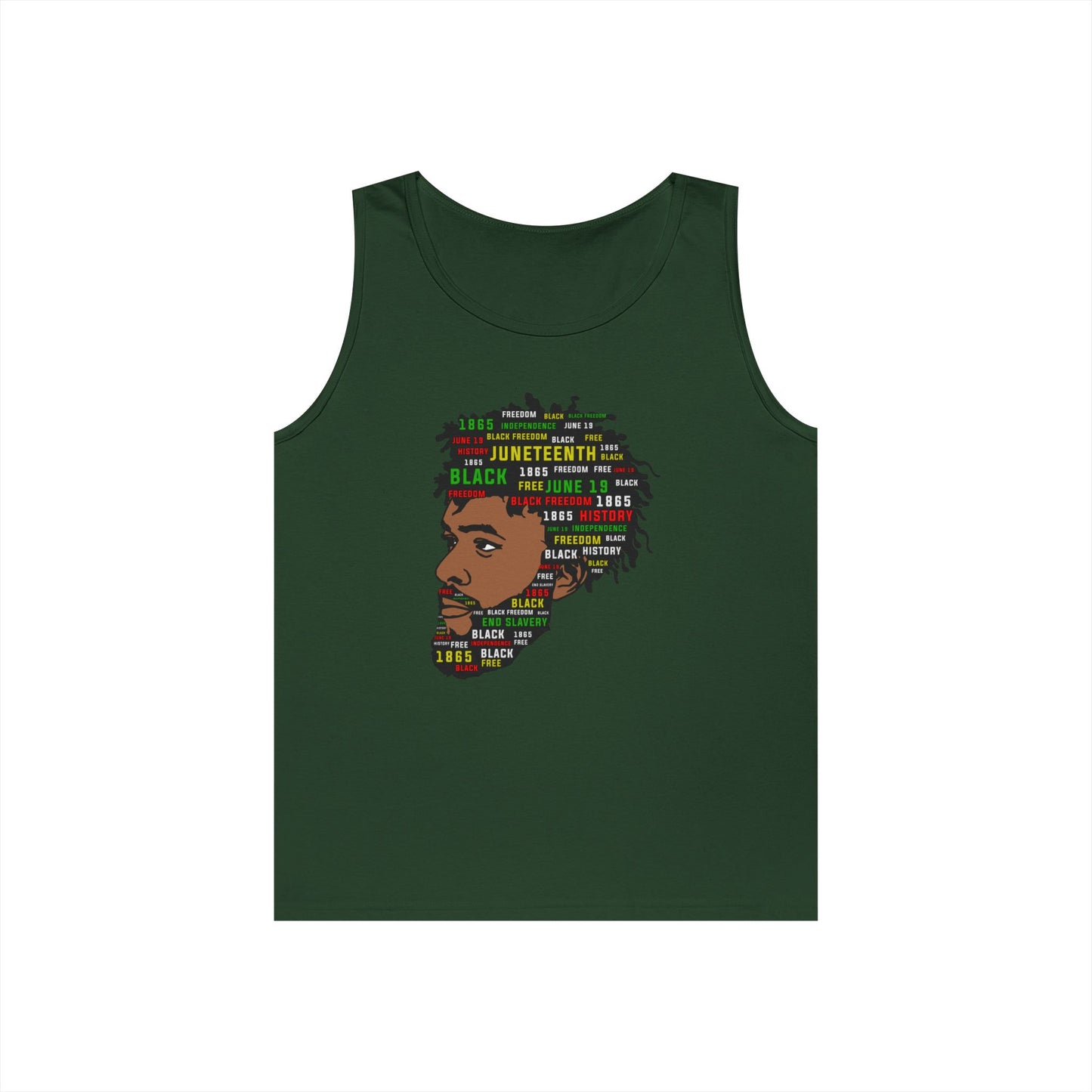 Juneteenth Unisex Heavy Cotton Tank Top - Celebrate Freedom and Heritage
