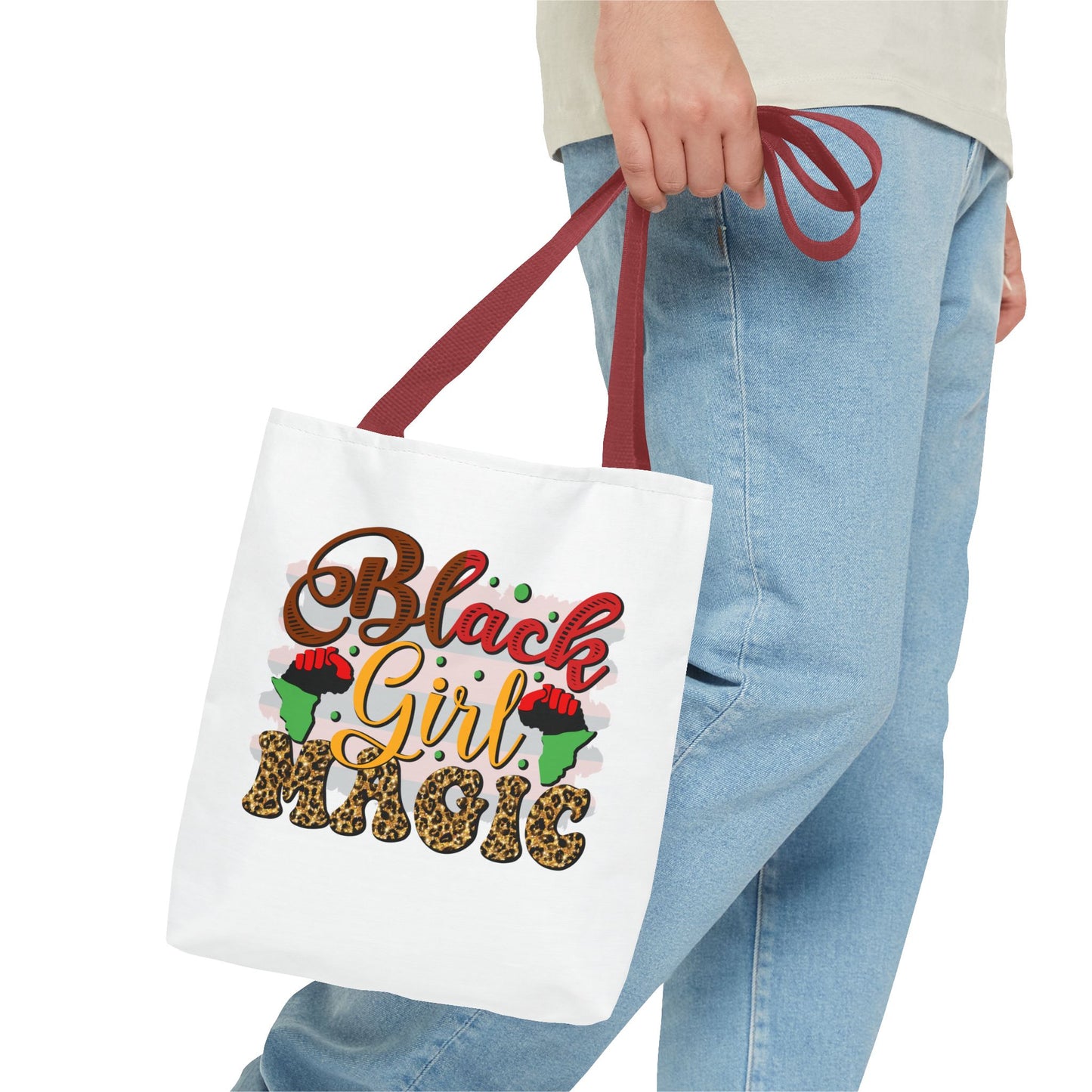 Black Girl Magic Tote Bag - Empowering Eco-Friendly Carryall