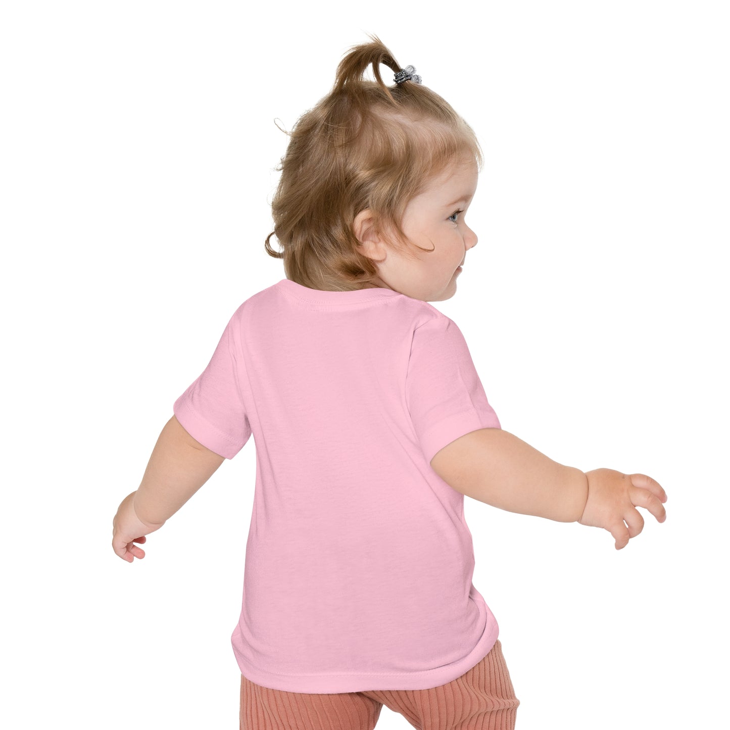 Cute Bunny Easter Baby T-Shirt - Short Sleeve Floral Design