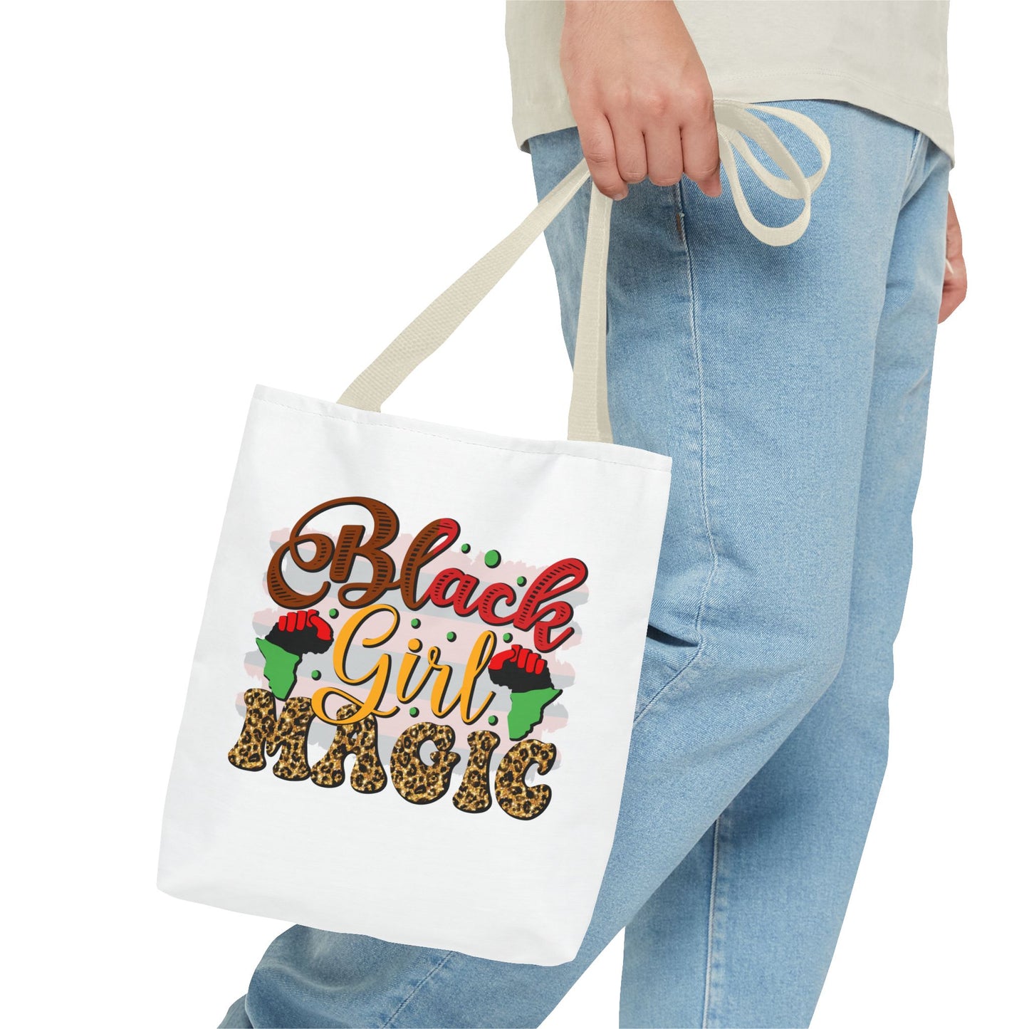 Black Girl Magic Tote Bag - Empowering Eco-Friendly Carryall