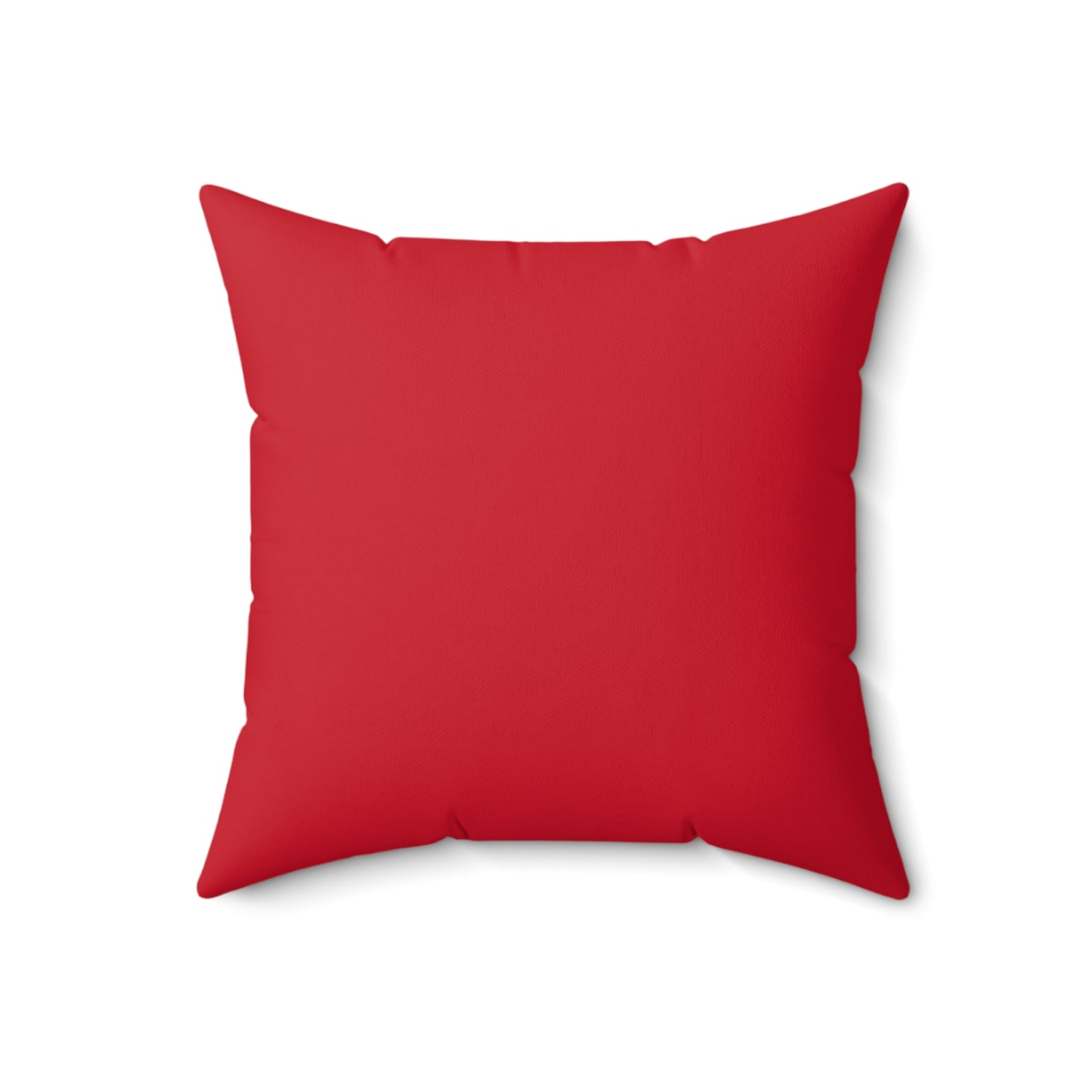 Peace Love Unity Square Pillow - Red Decorative Cushion