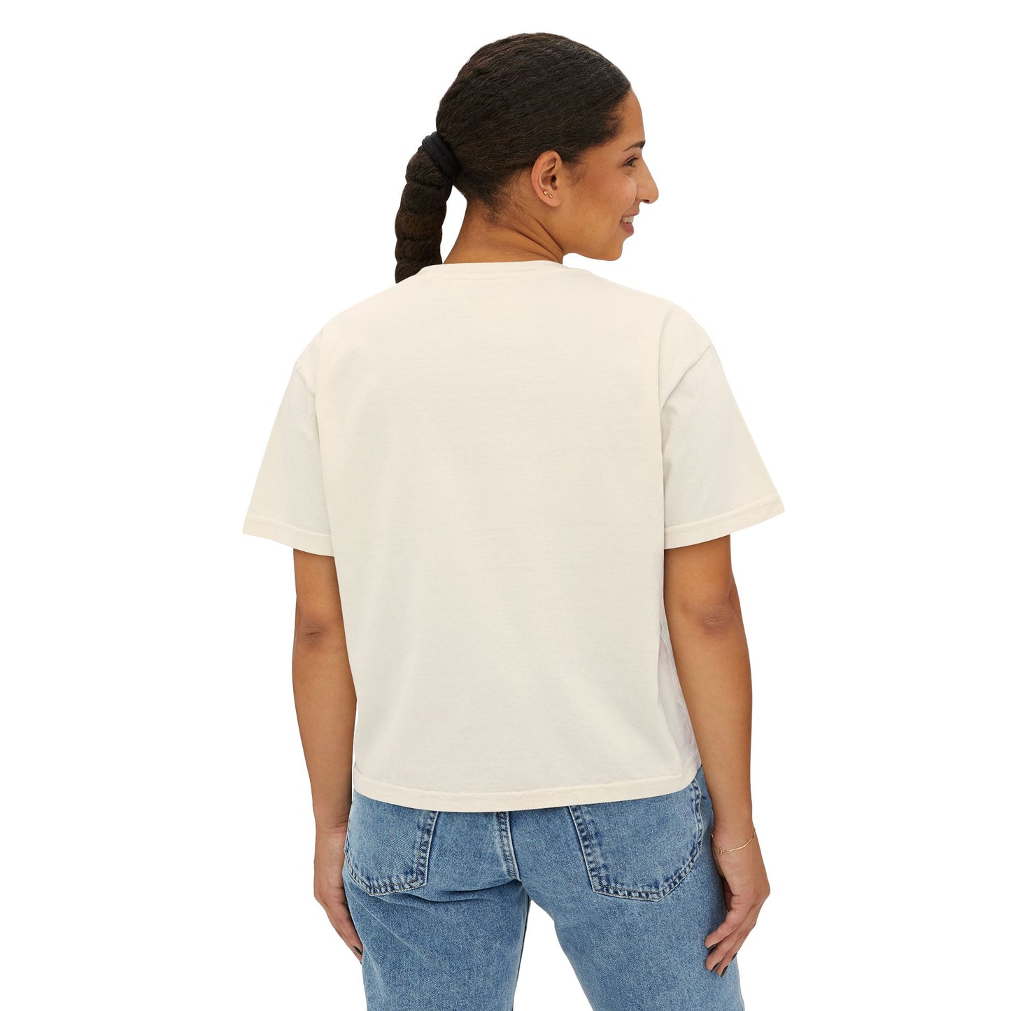 Empowering Women's Boxy Tee - Love, Joy, Excellence in Black History