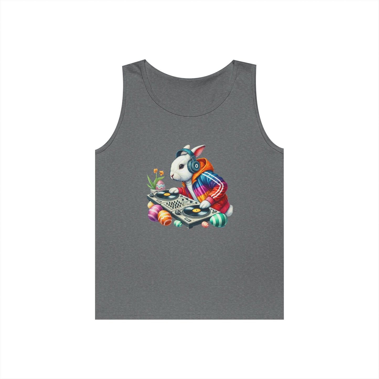 Cool DJ Bunny Unisex Heavy Cotton Tank Top