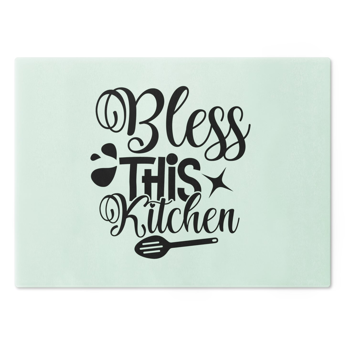 Inspirational Kitchen Cutting Board - 'Bless This Kitchen'