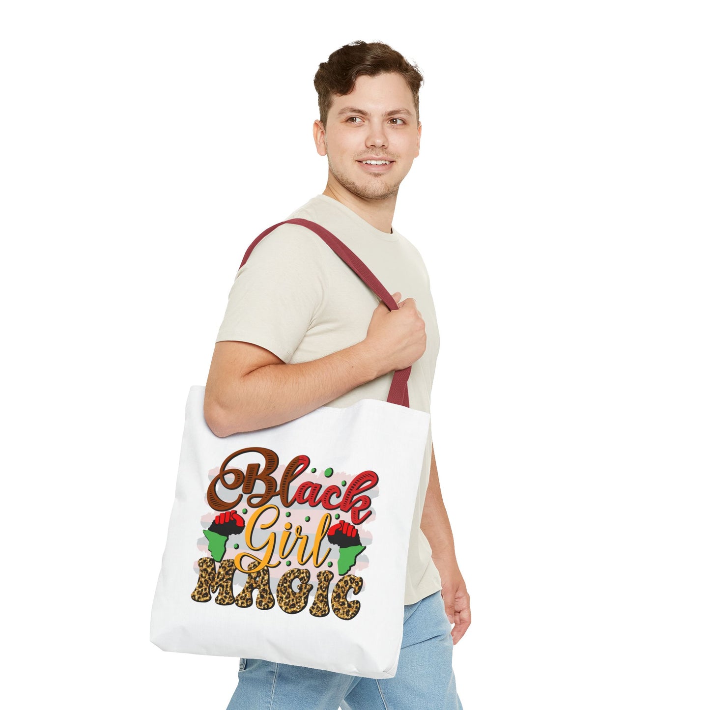 Black Girl Magic Tote Bag - Empowering Eco-Friendly Carryall