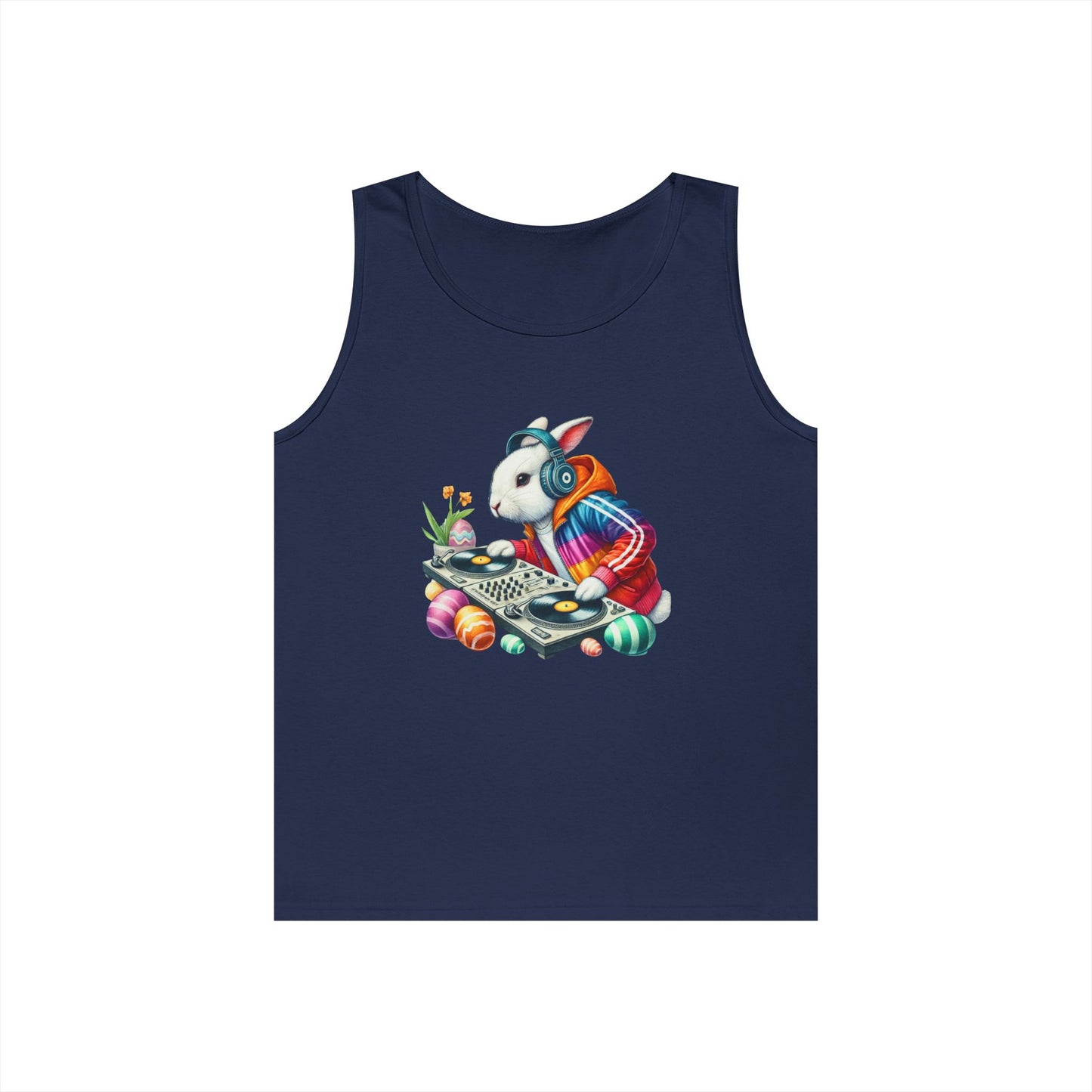 Cool DJ Bunny Unisex Heavy Cotton Tank Top