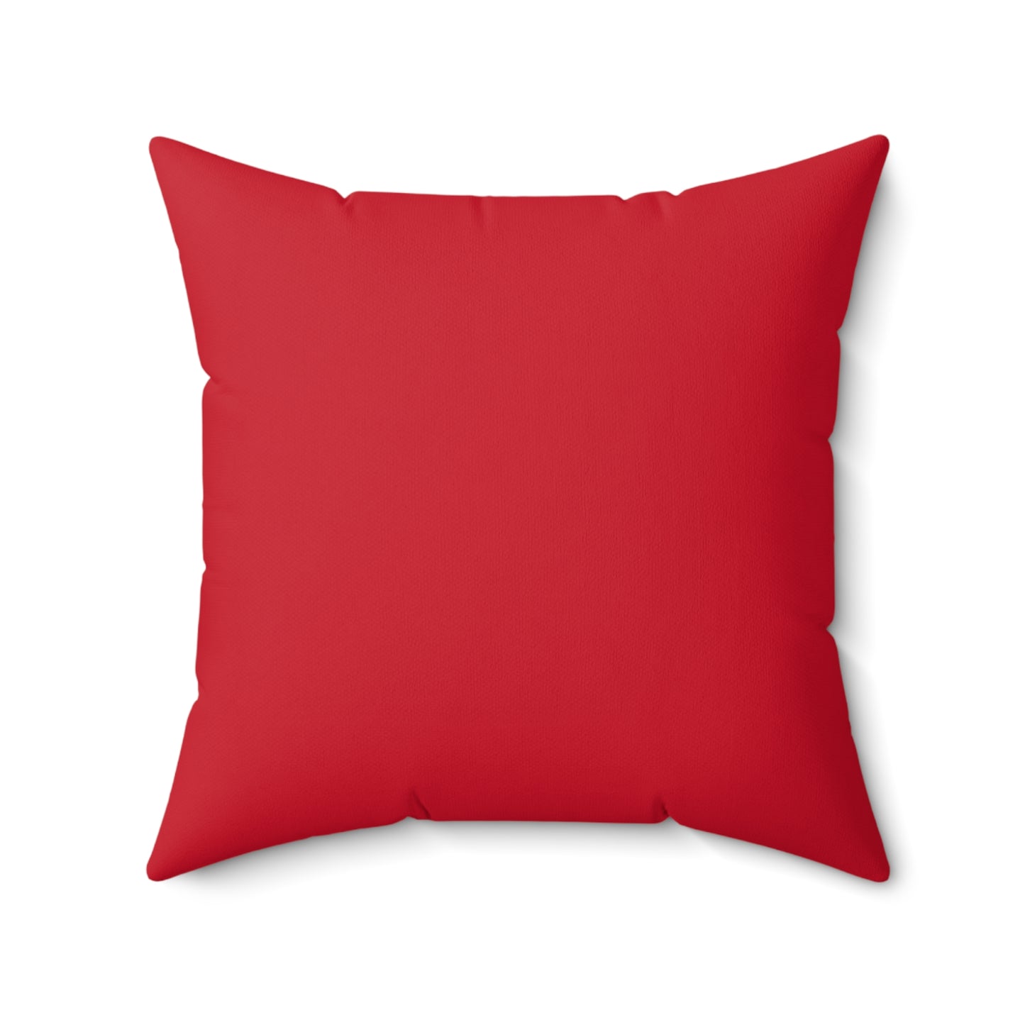 Peace Love Unity Square Pillow - Red Decorative Cushion