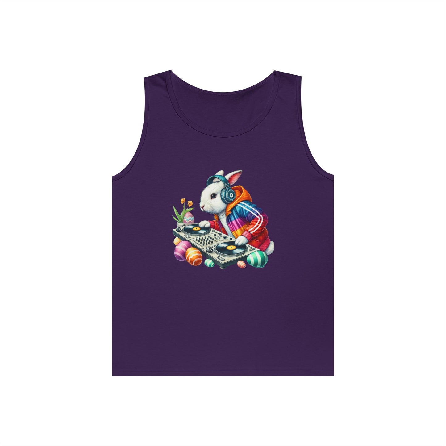 Cool DJ Bunny Unisex Heavy Cotton Tank Top