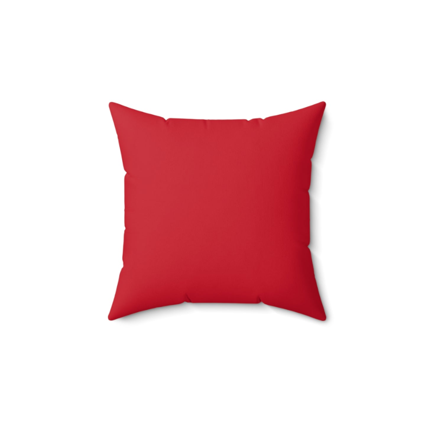 Peace Love Unity Square Pillow - Red Decorative Cushion