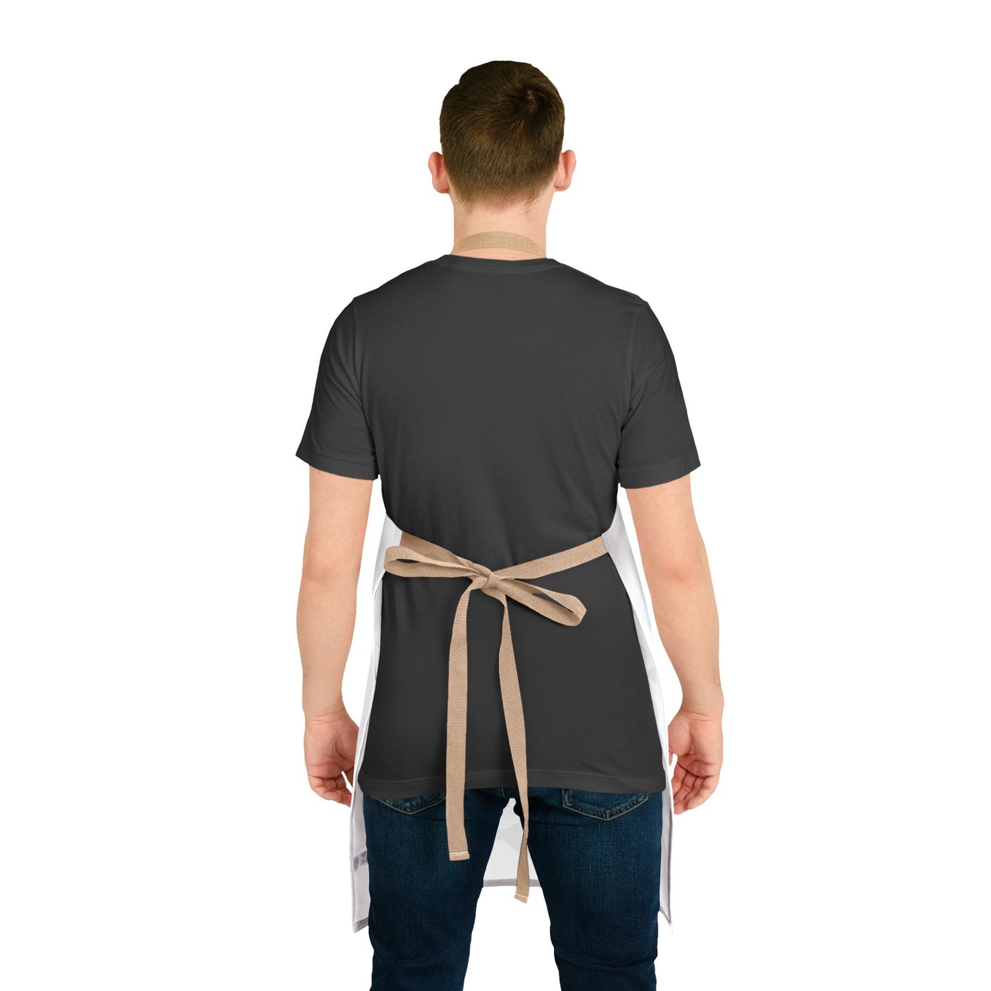 Inspirational Kitchen Apron with 5-Color Straps - 'Bless This Kitchen'