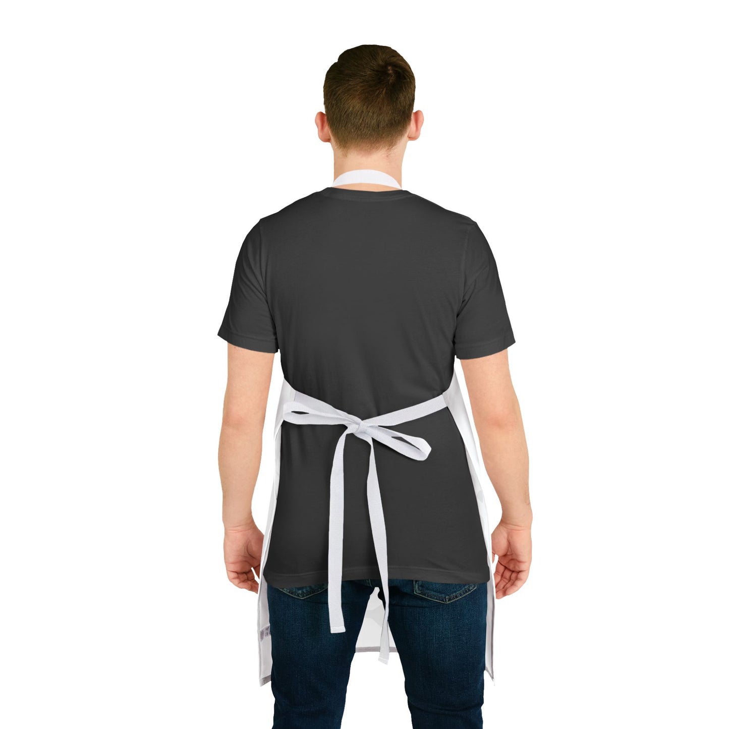Inspirational Kitchen Apron with 5-Color Straps - 'Bless This Kitchen'
