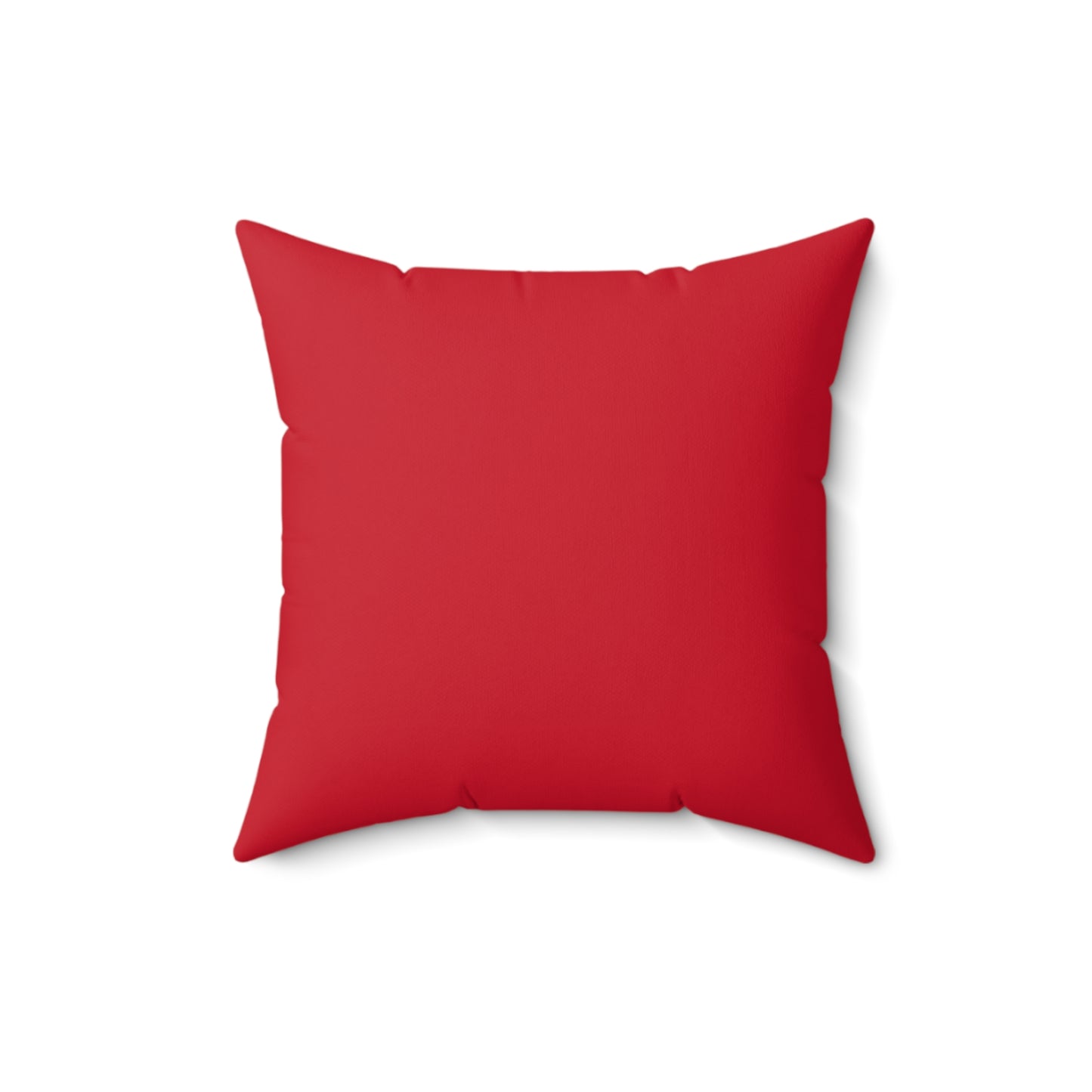 Peace Love Unity Square Pillow - Red Decorative Cushion
