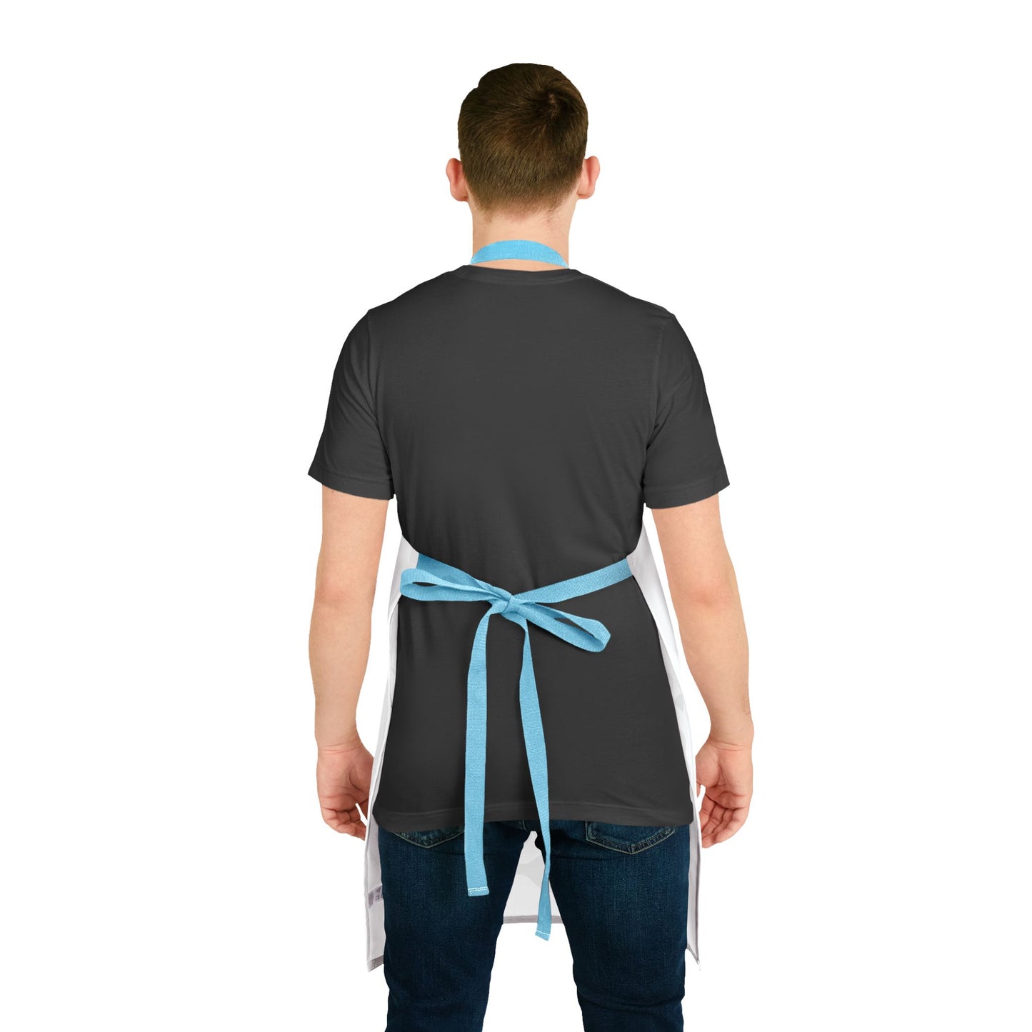 Inspirational Kitchen Apron with 5-Color Straps - 'Bless This Kitchen'