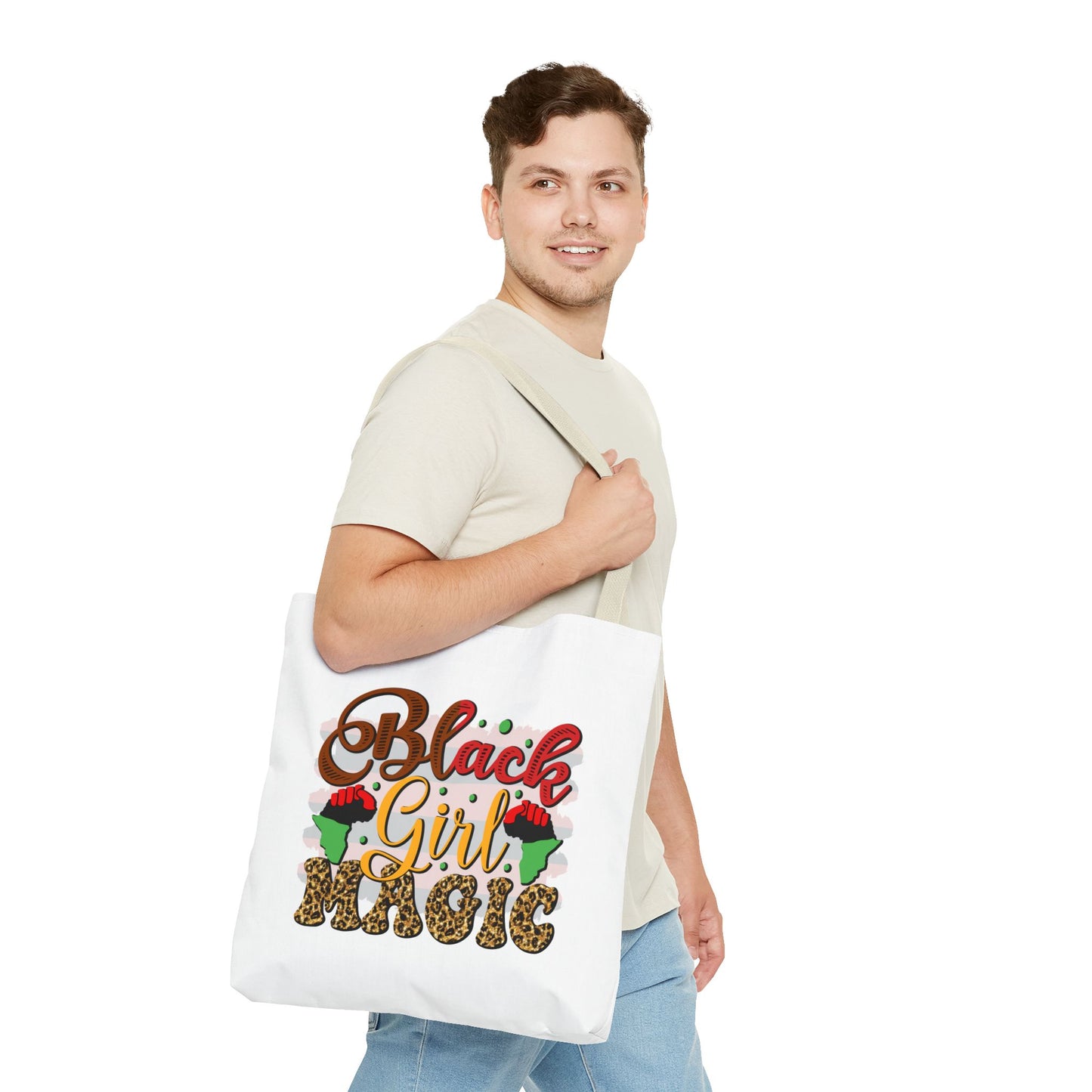 Black Girl Magic Tote Bag - Empowering Eco-Friendly Carryall