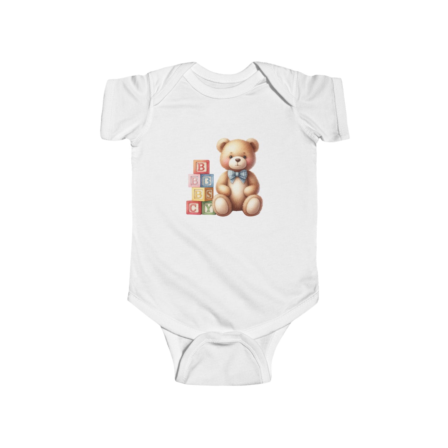 Adorable Teddy Bear Bodysuit for Infants – Perfect Baby Shower Gift