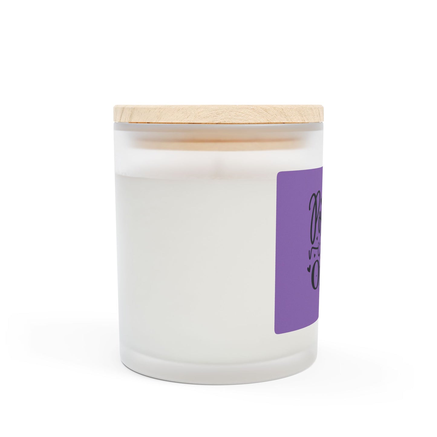 Positive Vibes Only Frosted Glass Candle - 11oz Aromatherapy Gift for Home Decor