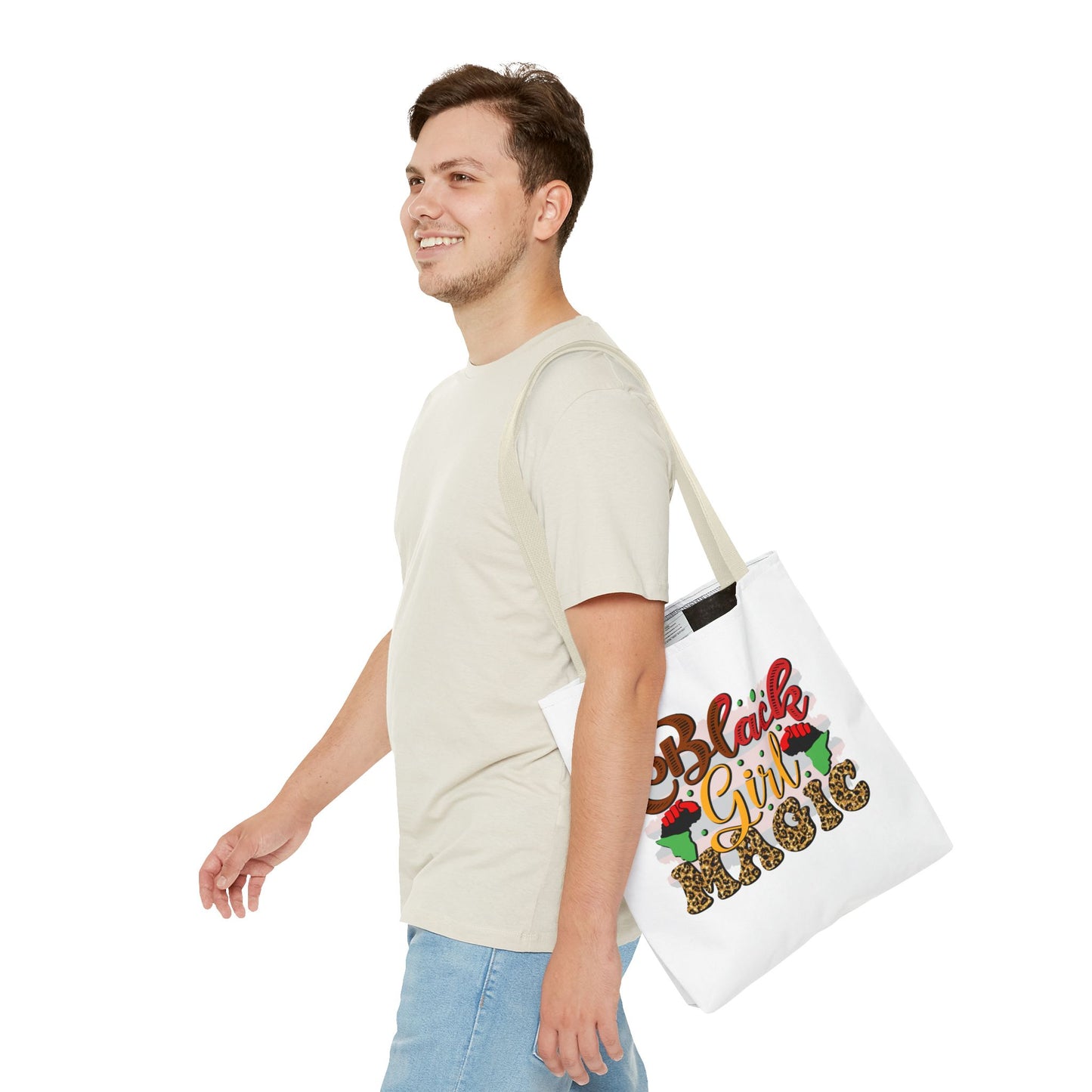 Black Girl Magic Tote Bag - Empowering Eco-Friendly Carryall