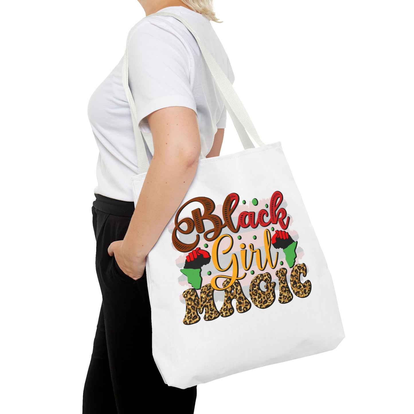 Black Girl Magic Tote Bag - Empowering Eco-Friendly Carryall