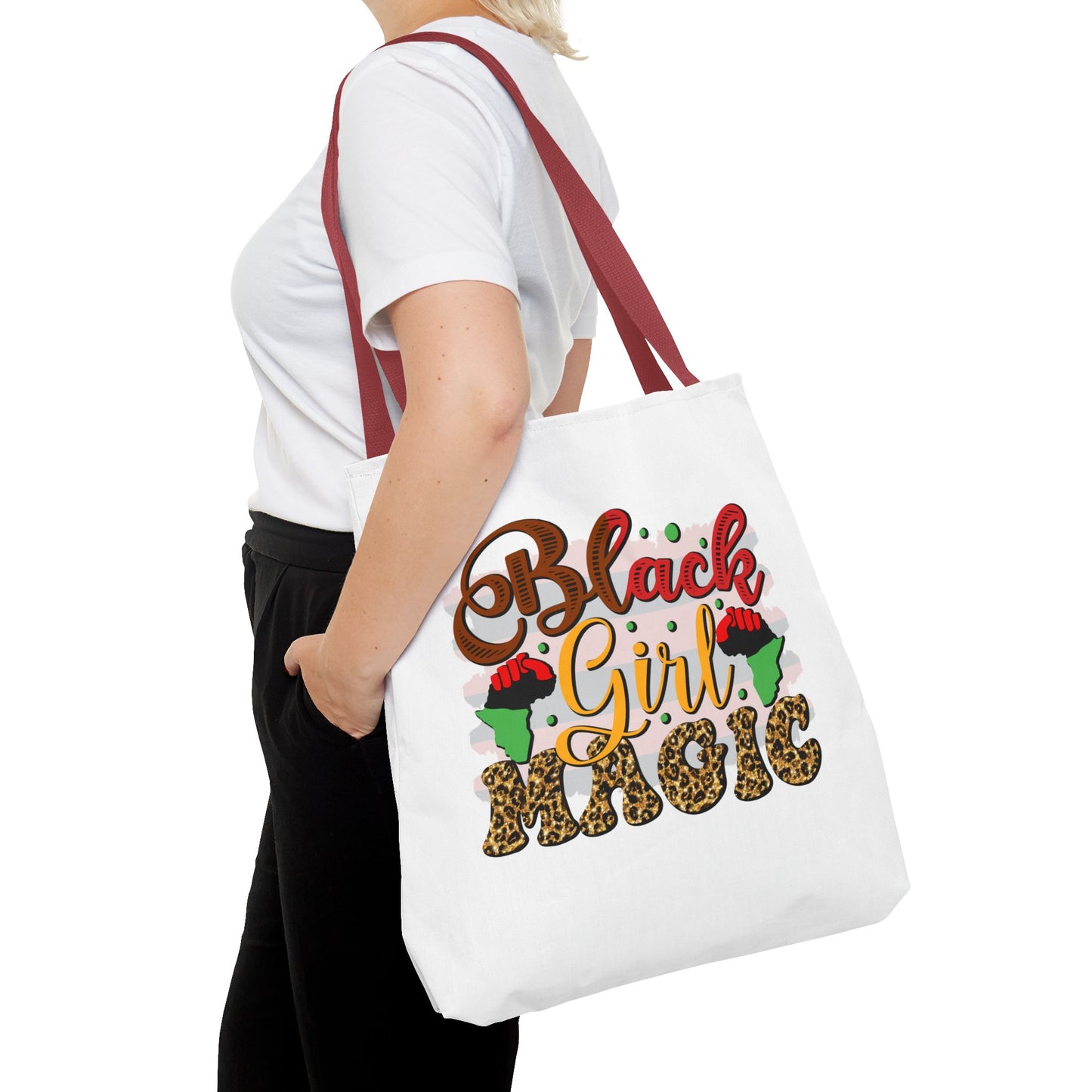 Black Girl Magic Tote Bag - Empowering Eco-Friendly Carryall