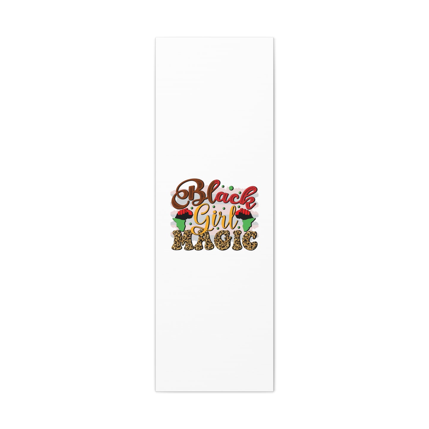 Black Girl Magic Canvas Print — Bold Afrocentric Wall Art