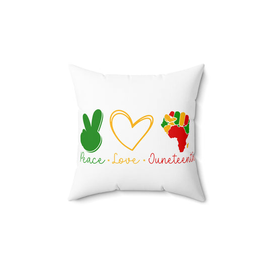 Spun Polyester Square Pillow
