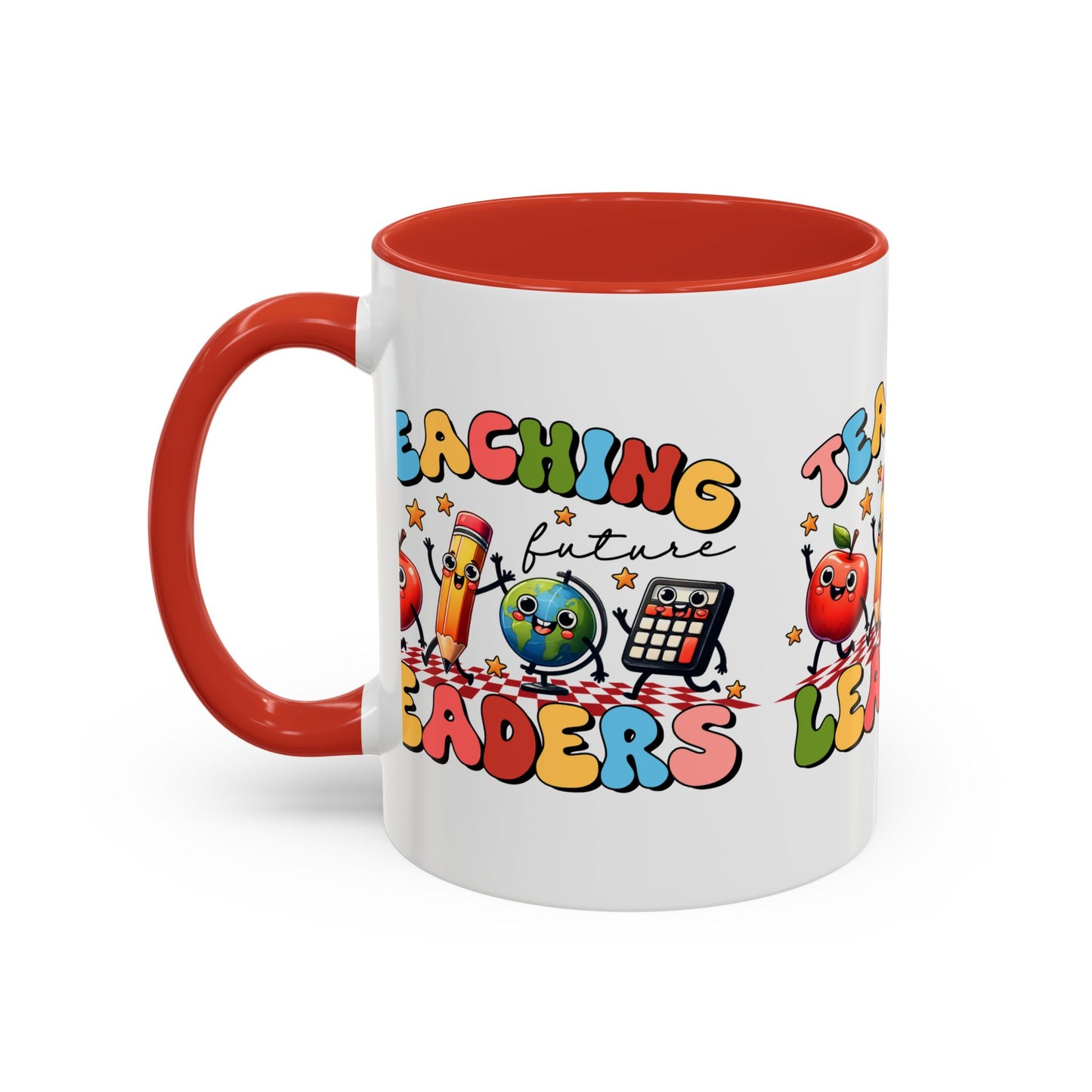 Teaching Leaders Coffee Mug — Cute "Teaching Future Leaders" Teacher Gift Accent Mug
