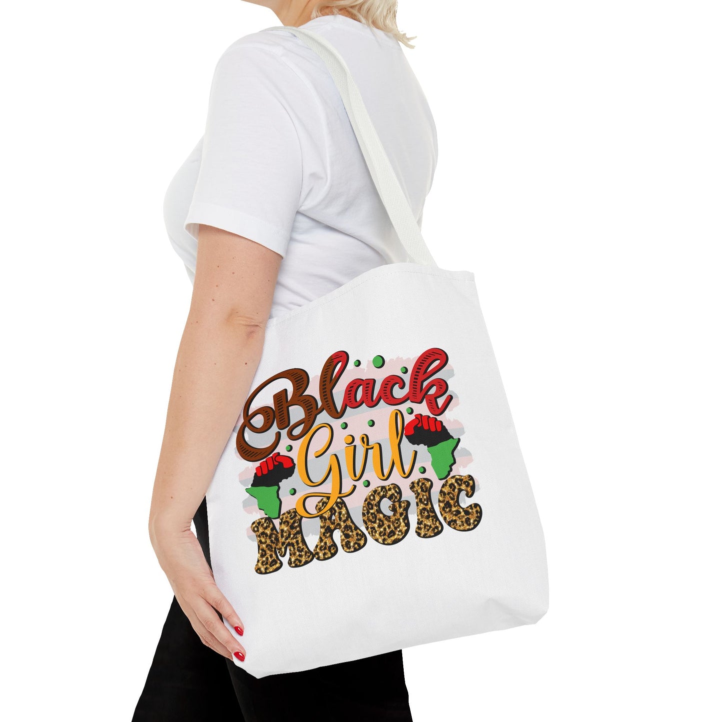 Black Girl Magic Tote Bag - Empowering Eco-Friendly Carryall