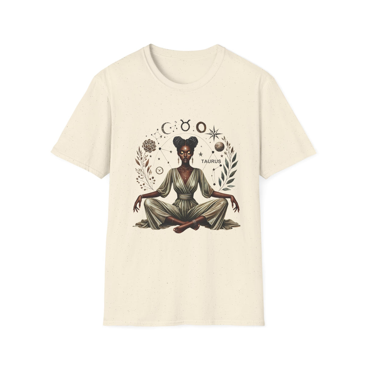 Taurus Astrology T-Shirt — Afrocentric Celestial Zodiac Tee
