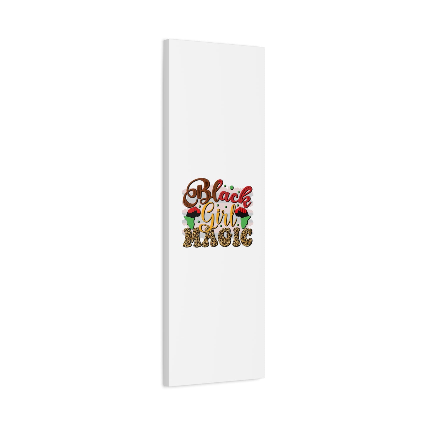 Black Girl Magic Canvas Print — Bold Afrocentric Wall Art