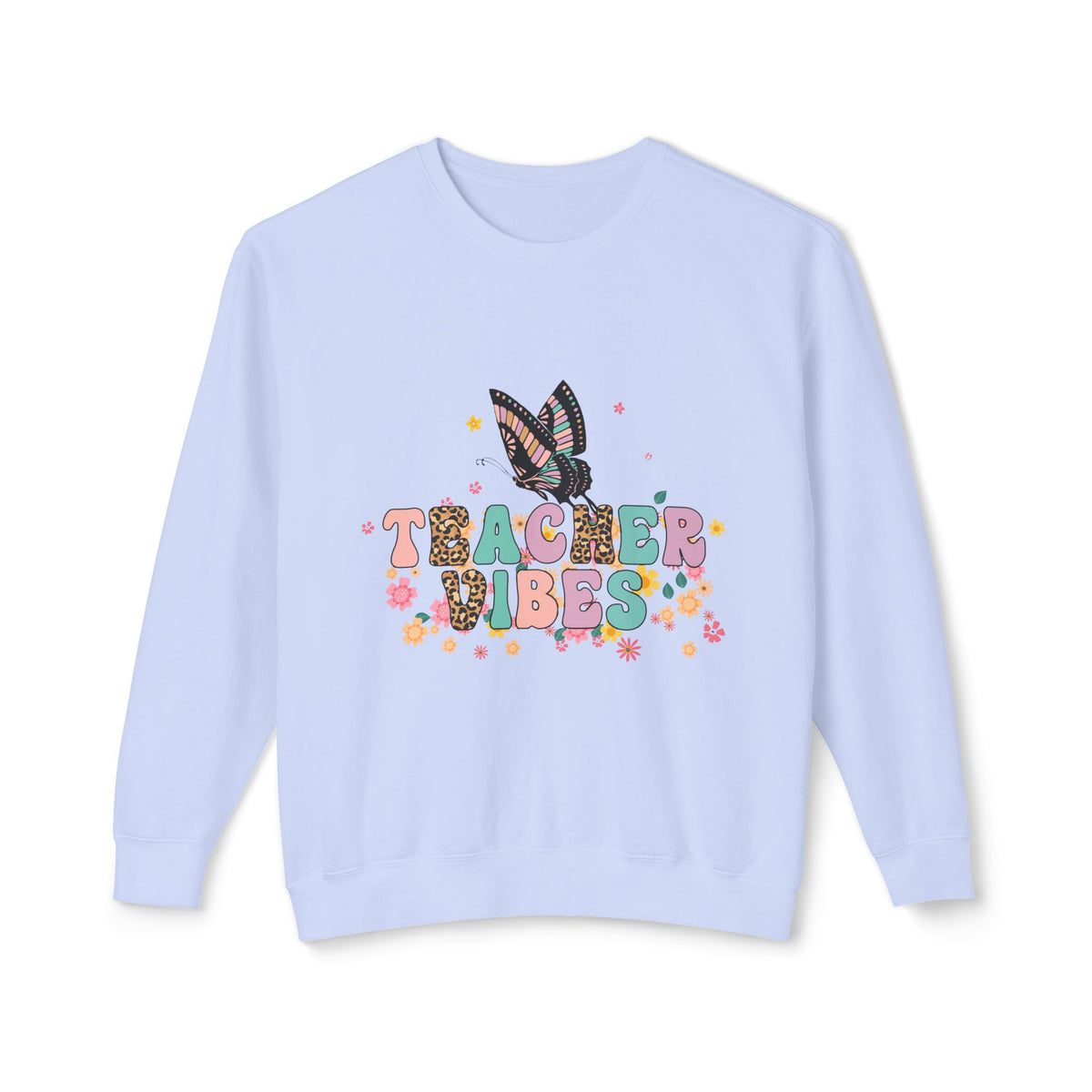Teacher Vibes Crewneck Sweatshirt