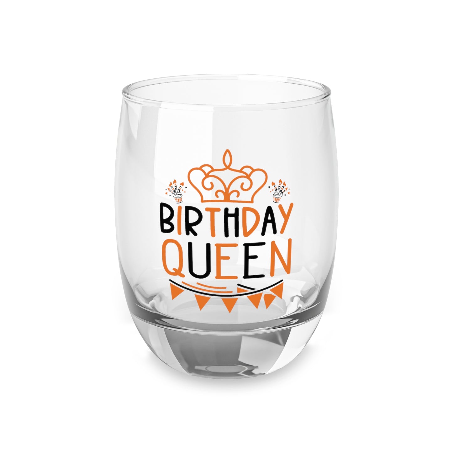 Birthday Queen Whiskey Glass - Celebrate in Style