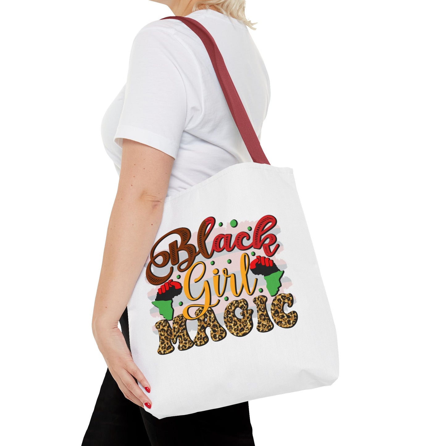 Black Girl Magic Tote Bag - Empowering Eco-Friendly Carryall