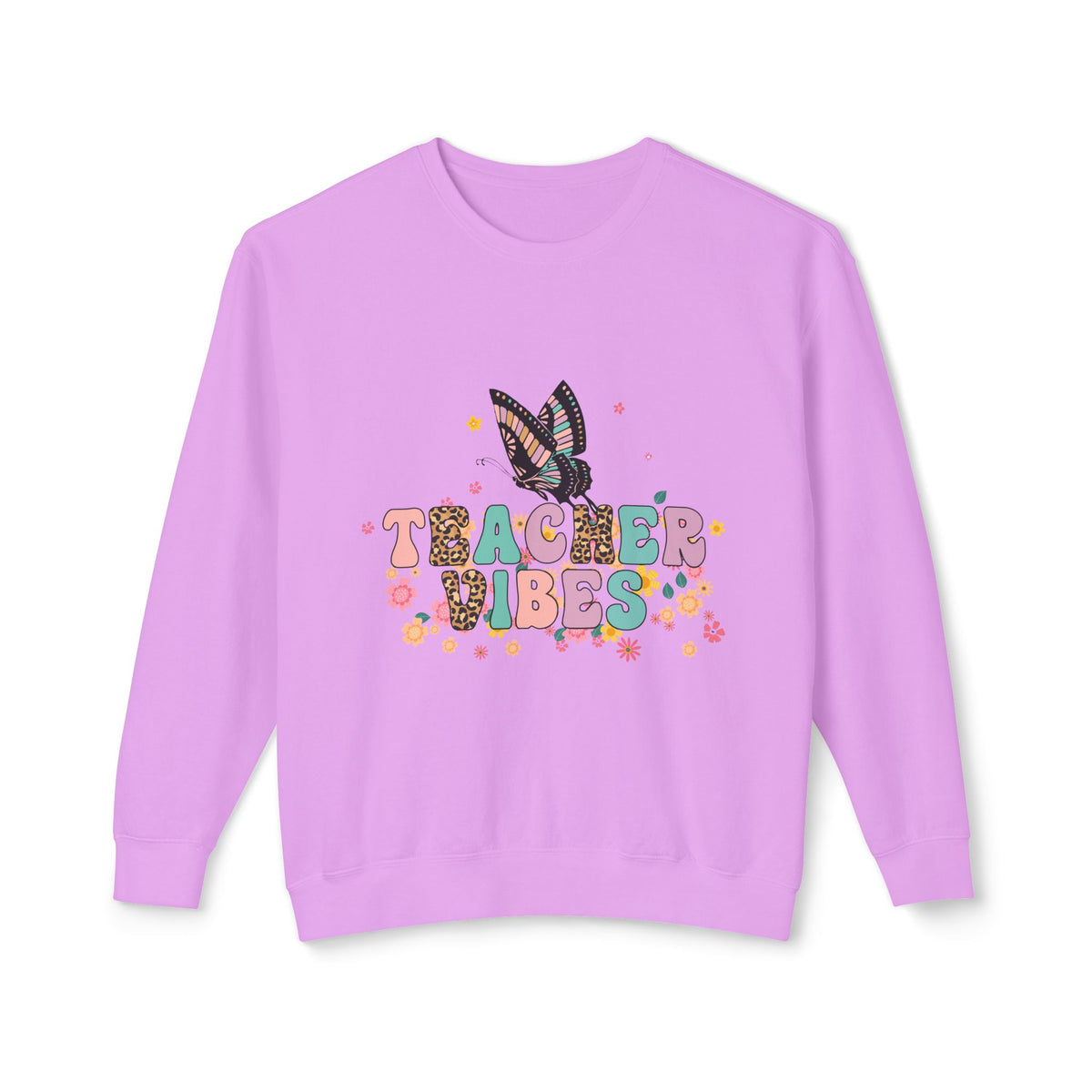 Teacher Vibes Crewneck Sweatshirt