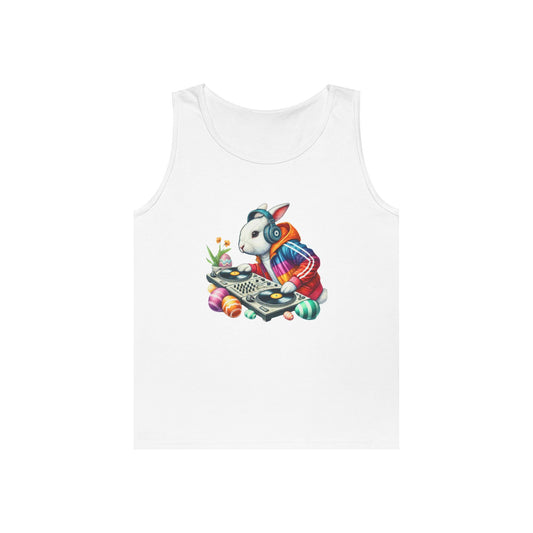 Cool DJ Bunny Unisex Heavy Cotton Tank Top
