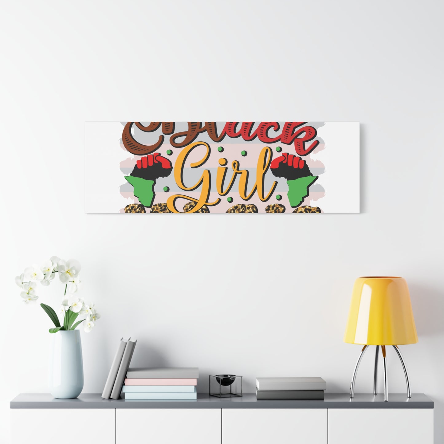 Black Girl Magic Canvas Print — Bold Afrocentric Wall Art