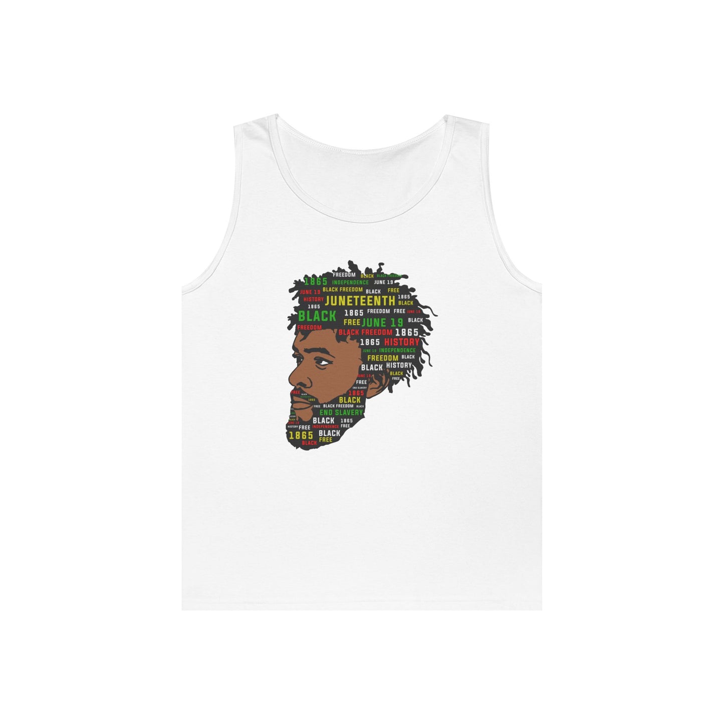 Juneteenth Unisex Heavy Cotton Tank Top - Celebrate Freedom and Heritage