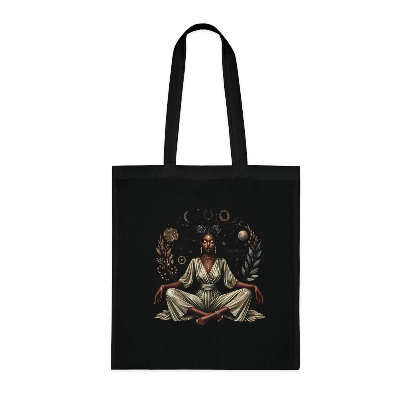Tote Bag — Taurus Zodiac Goddess Cotton Tote