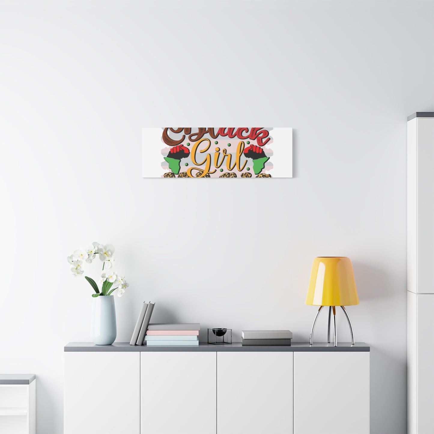 Black Girl Magic Canvas Print — Bold Afrocentric Wall Art