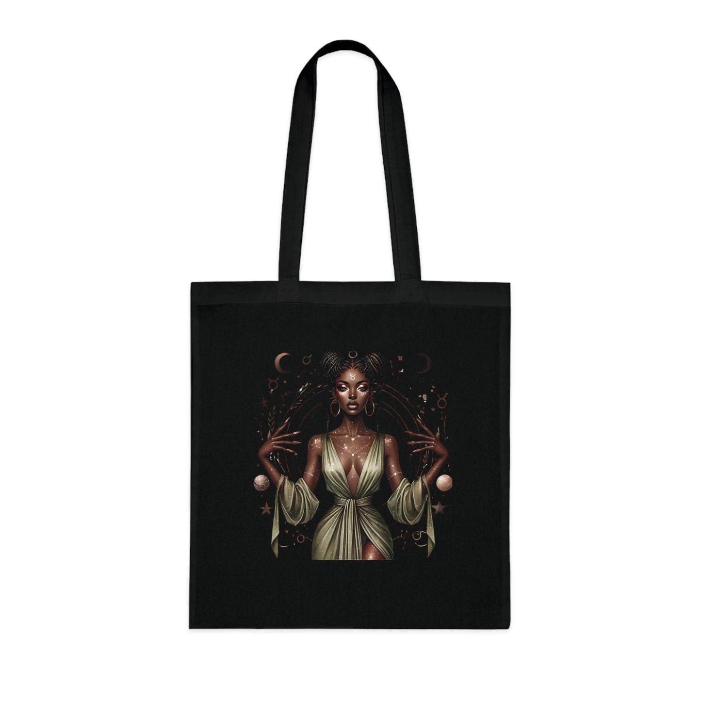 Tote Bag — 'Taurus' Mystic Zodiac Woman Cotton Tote