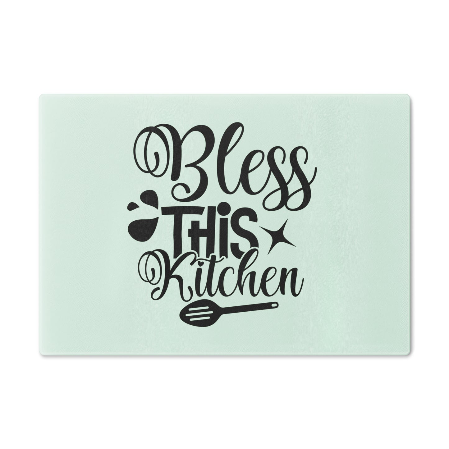 Inspirational Kitchen Cutting Board - 'Bless This Kitchen'