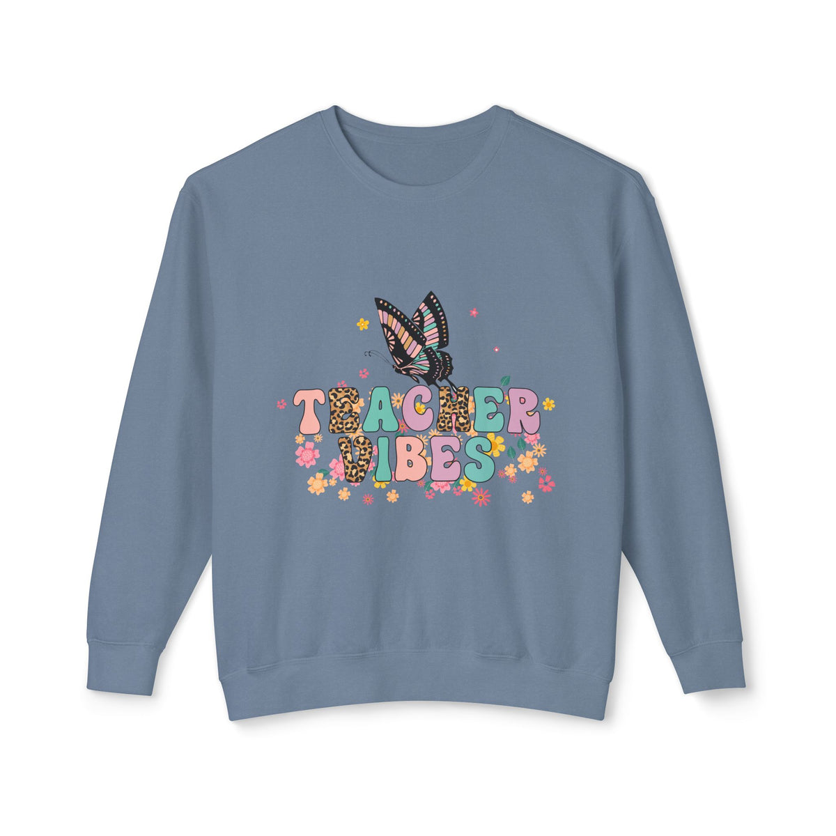 Teacher Vibes Crewneck Sweatshirt