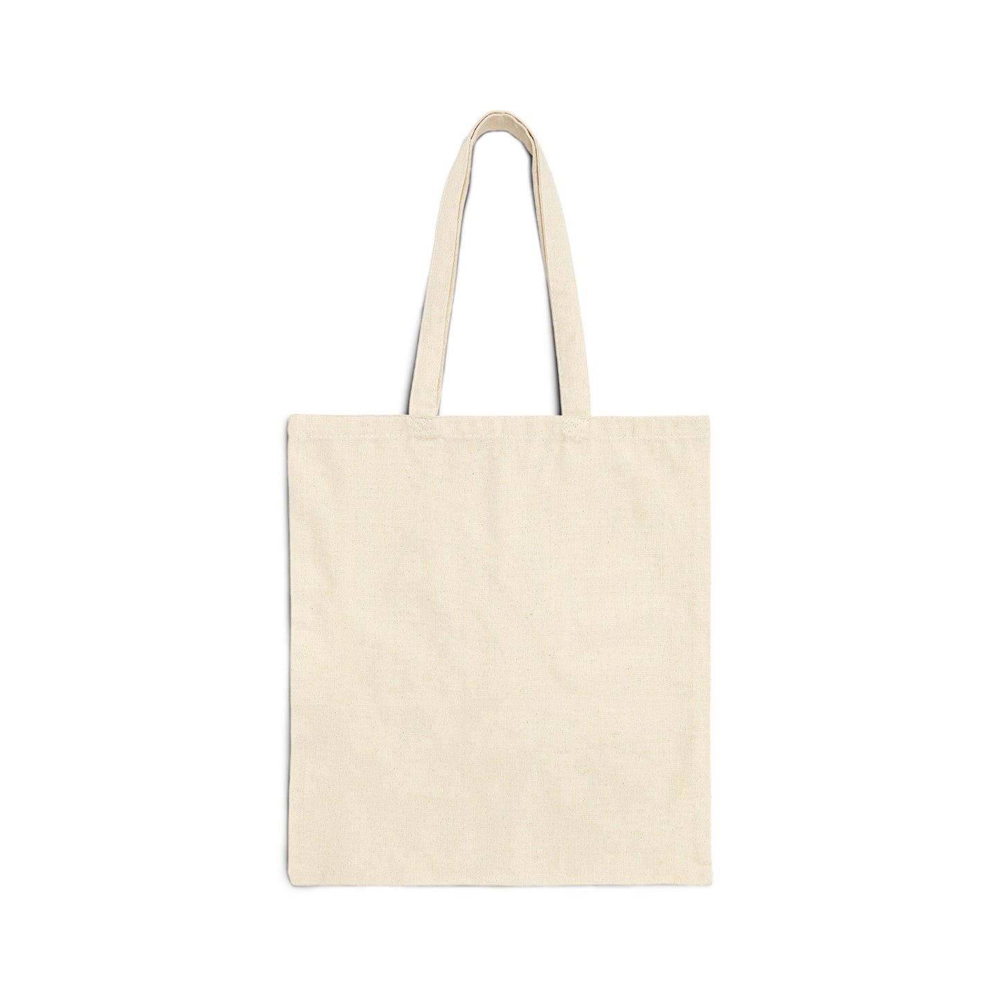Inspirational Cotton Canvas Tote Bag - "You Only Fail When You Stop Trying"