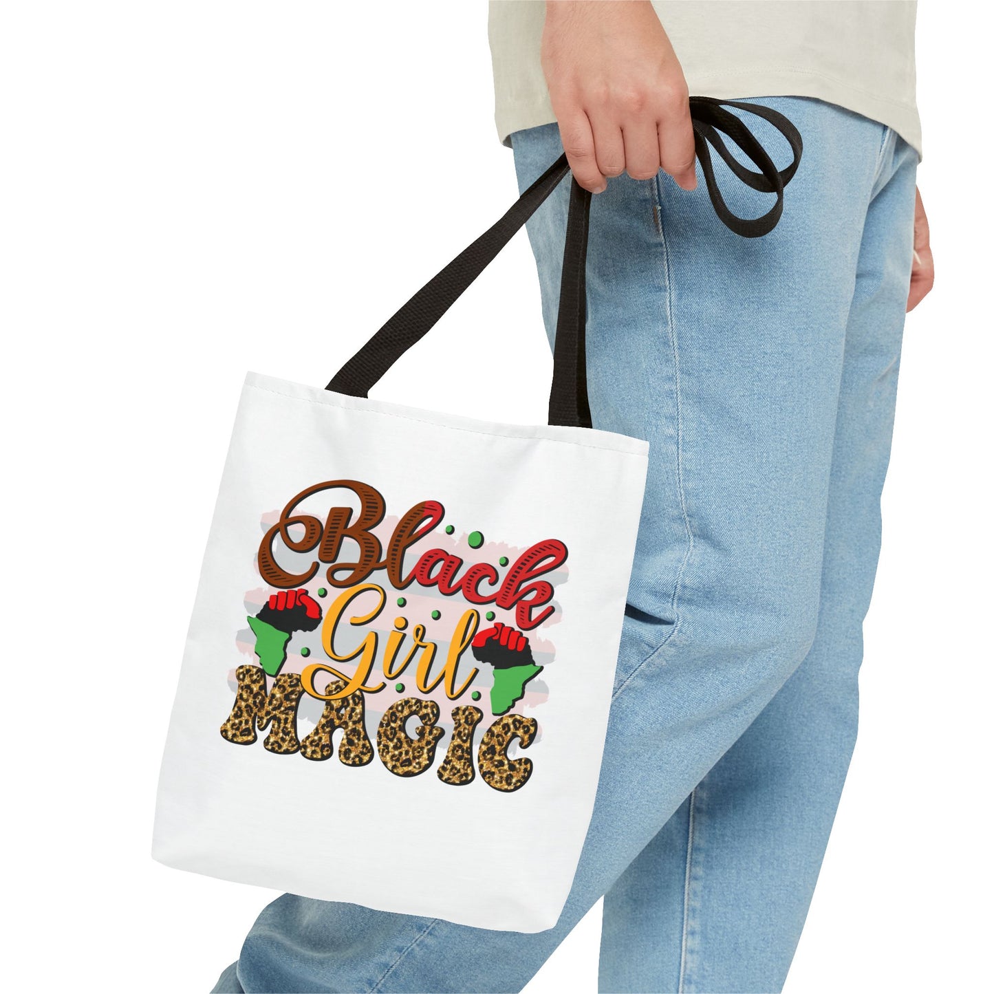 Black Girl Magic Tote Bag - Empowering Eco-Friendly Carryall