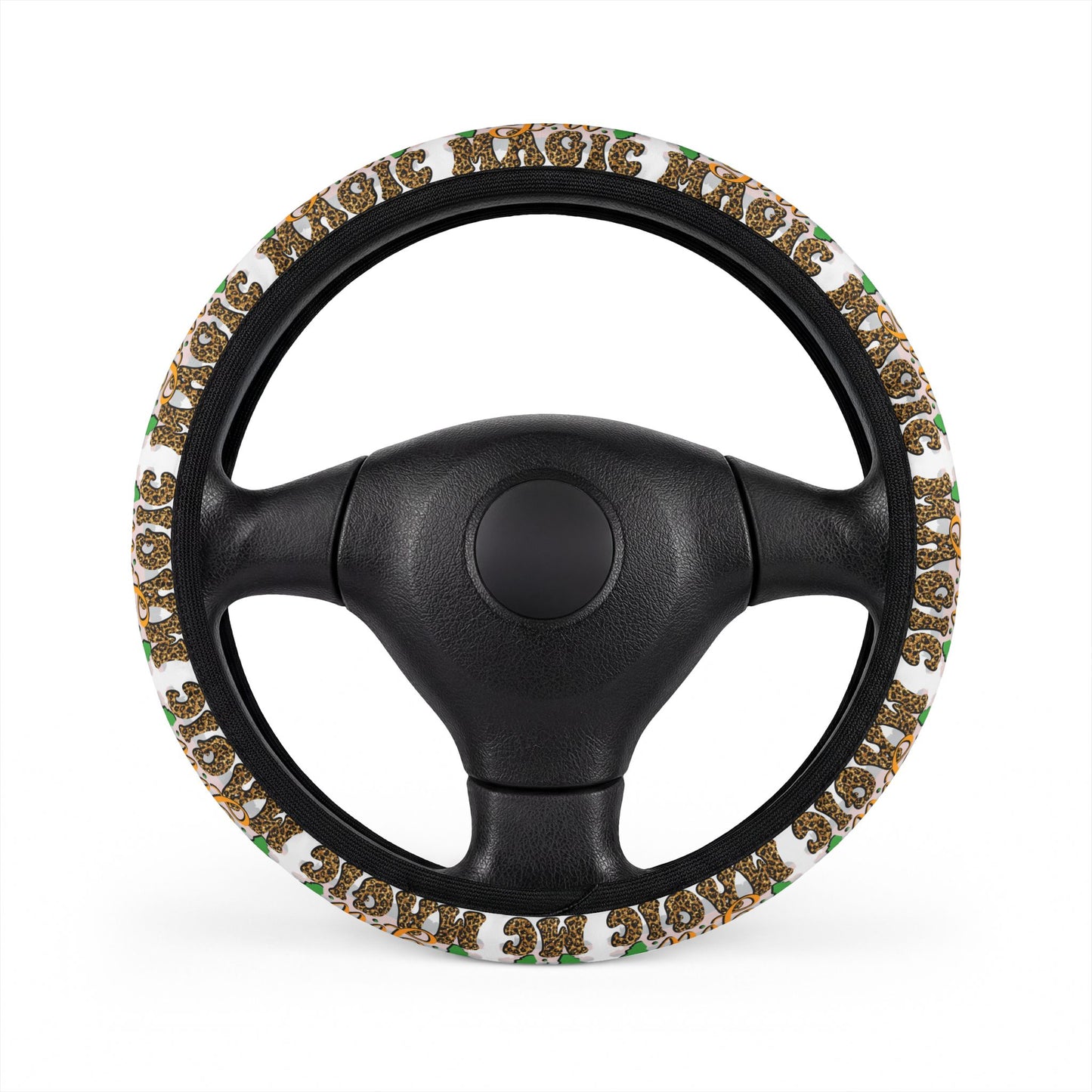 "Black Girl Magic" Steering Wheel Cover — Car Accessory